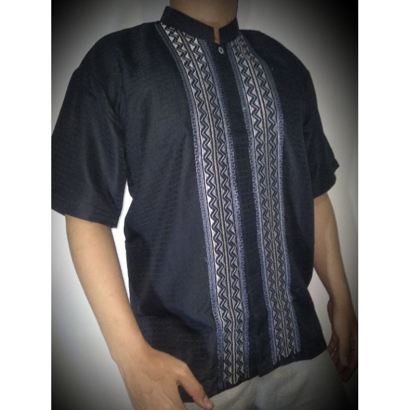 Baju Koko Ar Hidayat pria dewasa lengan pendek