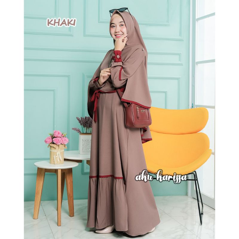 Gamis Syari MAHARANI Set Khimar Original AKU KARISSA