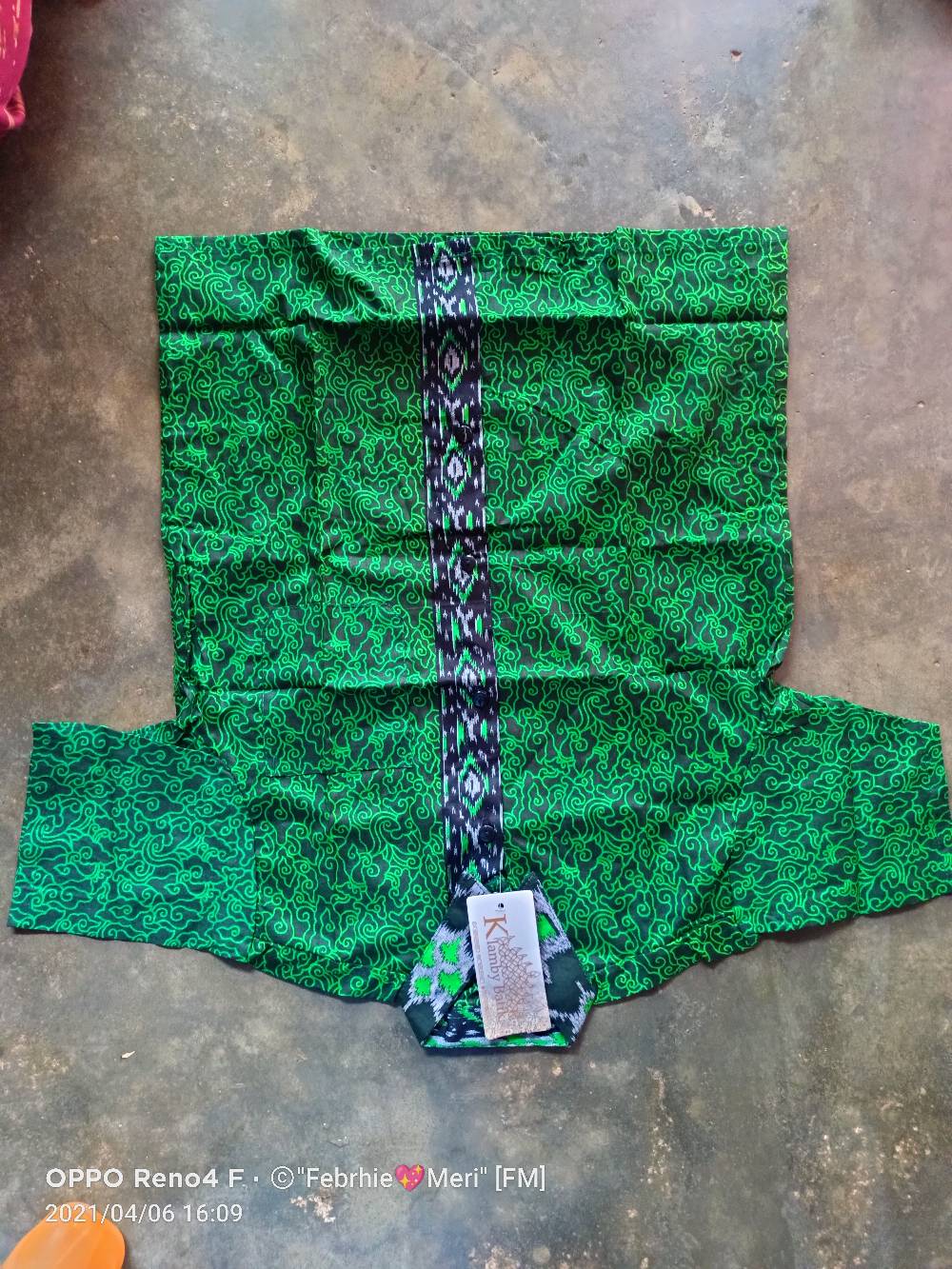 Kemeja Anak Batik Motif Mega Mendung Biru, Merah, Ijo Botol Fashion Kids