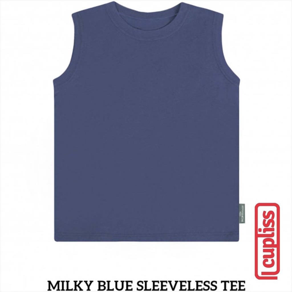 Little Palmerhaus Sleeveless Tee Milky Blue Kaos Oblong Anak