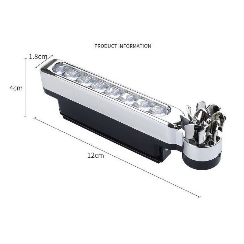 Lampu LED Sepeda Motor Mobil Dengan Tenaga Angin Tanpa Batere - LWP001