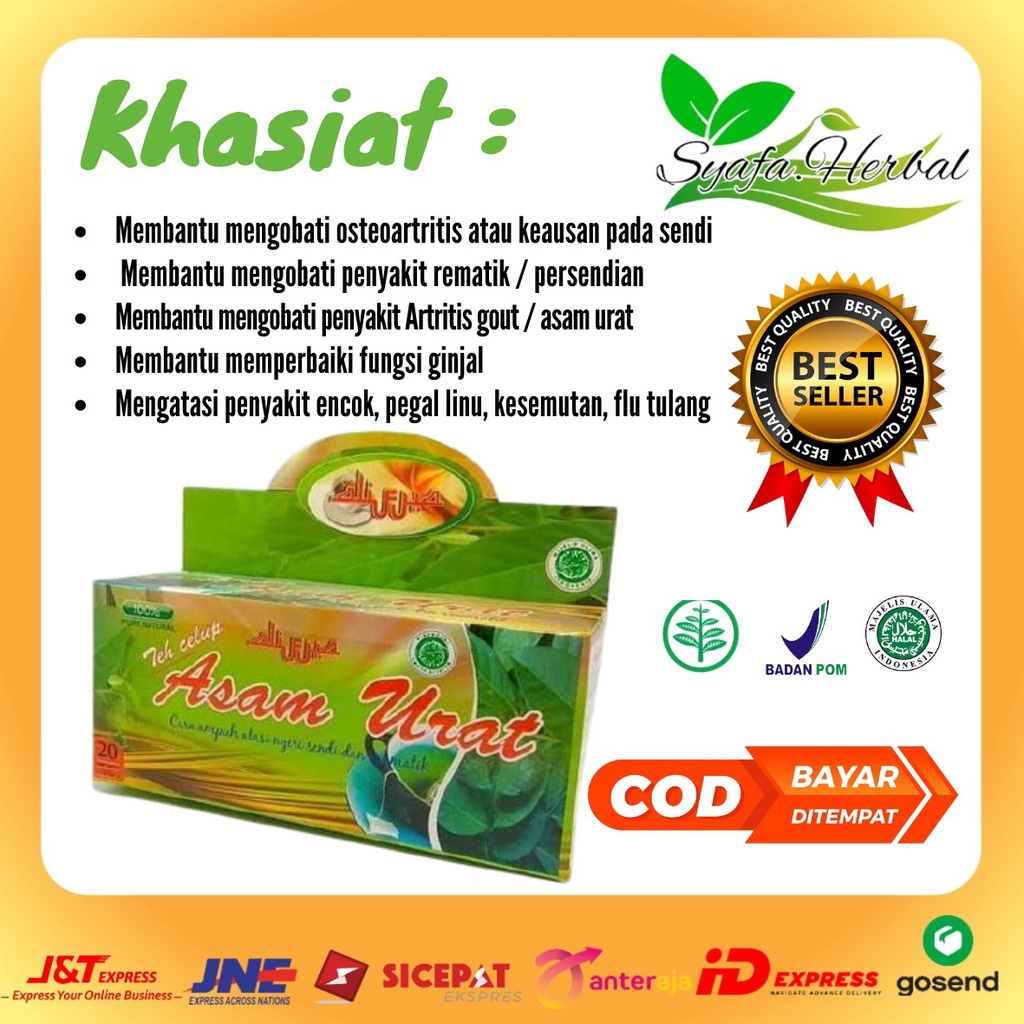 

TEH CELUP ASAM URAT ISI 20