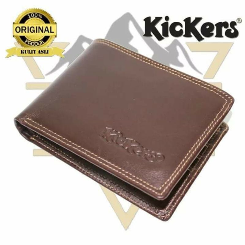 Dompet Pria Kulit Asli  Embos Kickers - Tanpa Kain Furing