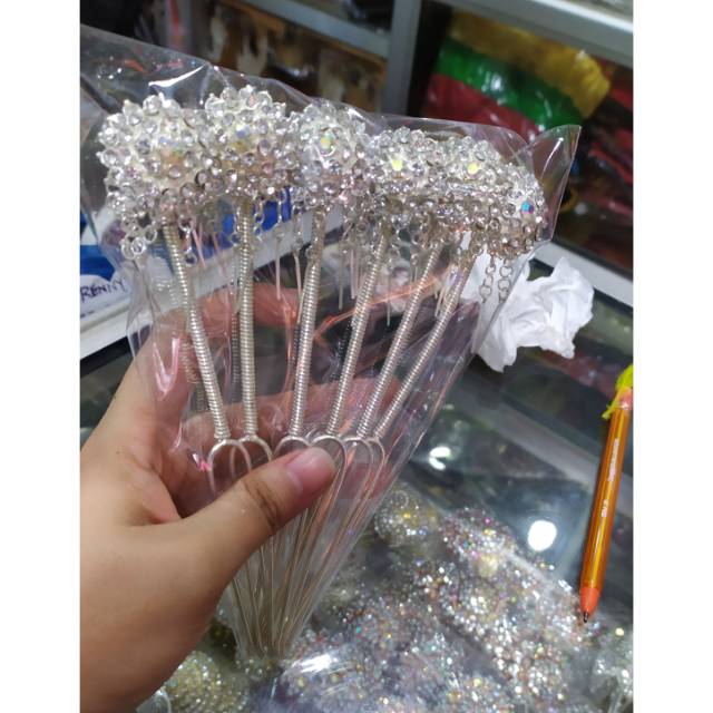 Mentul bulat kembang goyang kecil