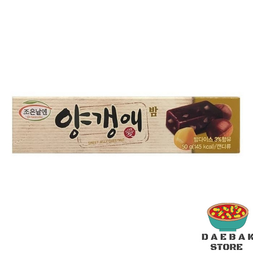 

O-Happy Day Sweet Jelly Sweet Jelly Chestnut Bar - Naugat Rasa Kacang Kastanye 50g