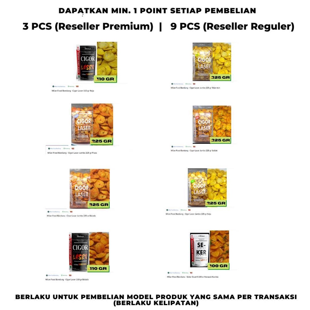 

Makaroni Marapi Jumbo Super Renyah Pedas Balado / Selak / Keju 225g