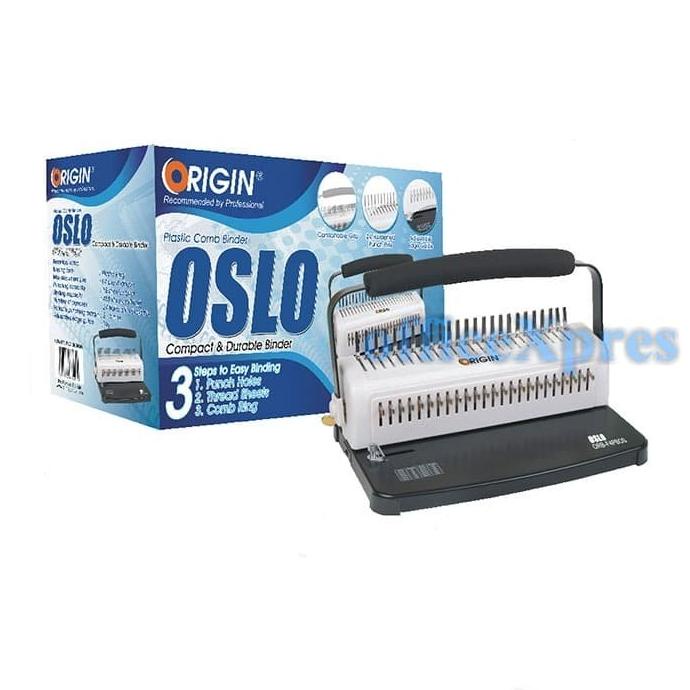 

Mesin Jilid Spiral Plastik F4 Folio / Mesin BInding OSLO 3:1 Origin