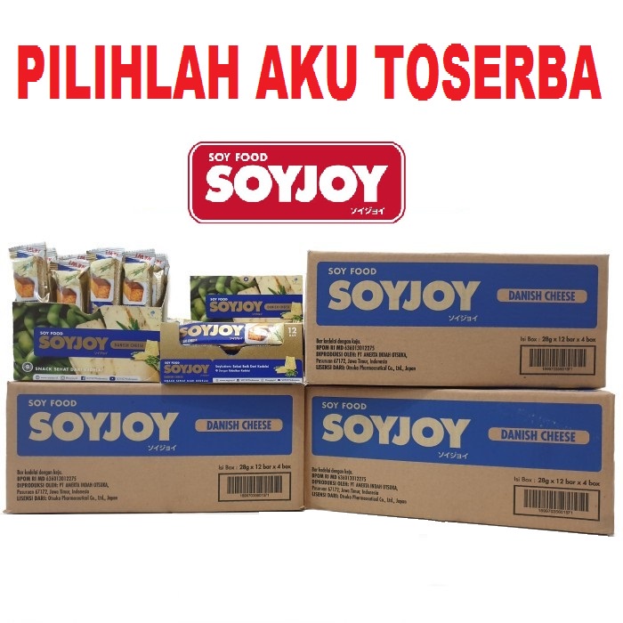 SOYJOY DANISH CHEESE - (HARGA 1 KARTON ISI 4 BOX / 48 pcs)