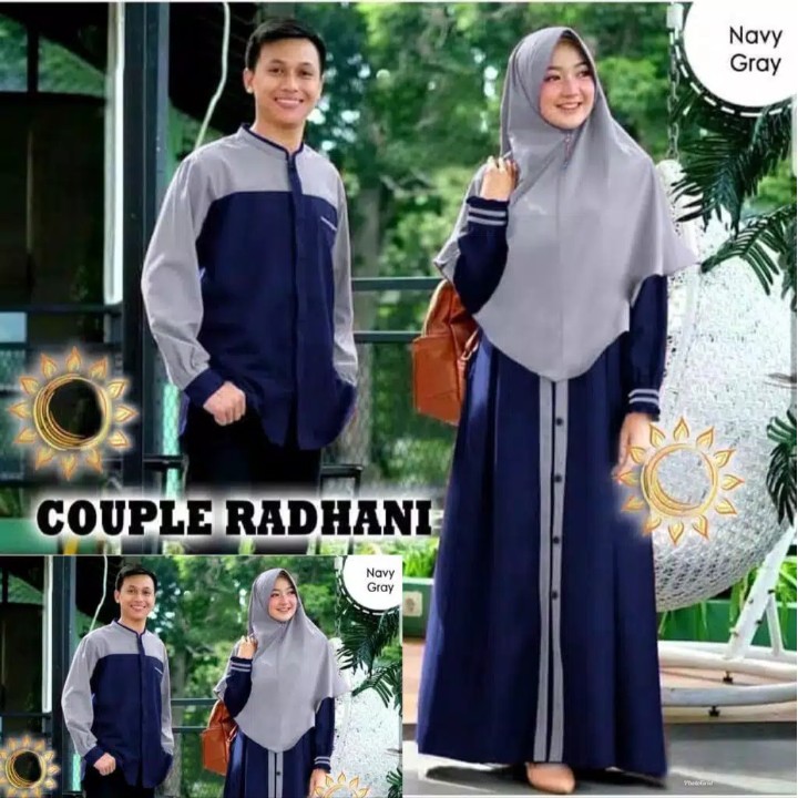 Radhani Couple Set Hijab sarimbit suami istri