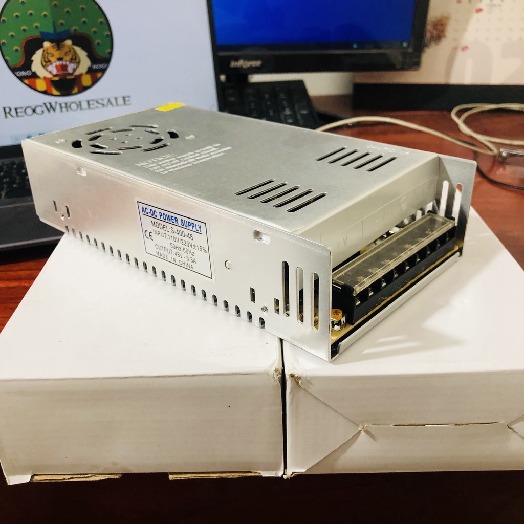 Switching Power Supply PSU 48V 8.3 A 10 A High Quality, 48 Volt 8.3 Ampere Cooling Fan Jaring Adaptor SMPS