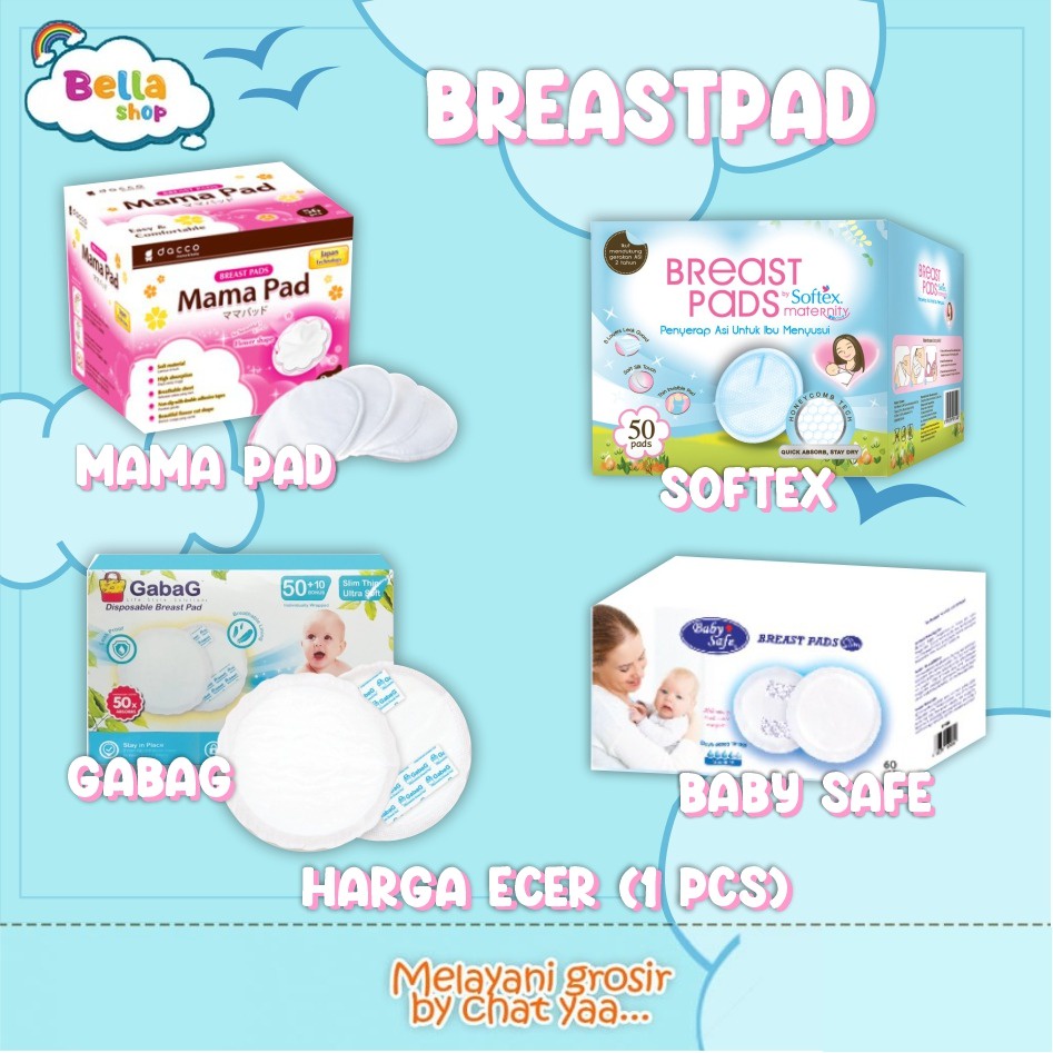 Softex Maternity Breast Pads Eceran 1bh Breastpad Softex - Bella Shop