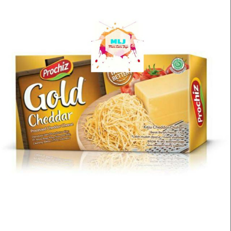 Jual KEJU PROCHIZ GOLD CHEDDAR 170GR | Shopee Indonesia