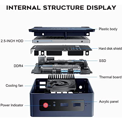 Mini Pc Beelink Mini S DDR4 RAM 8/256GB SSD Intel Celeron N5095 Windows 11 Pro
