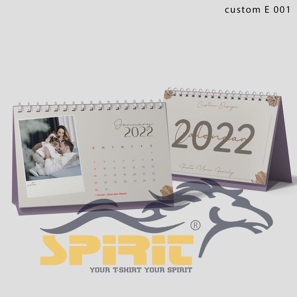 

kalender custom photo khusus anak keluarga kalender meja duduk 2022 terbaru murah premium