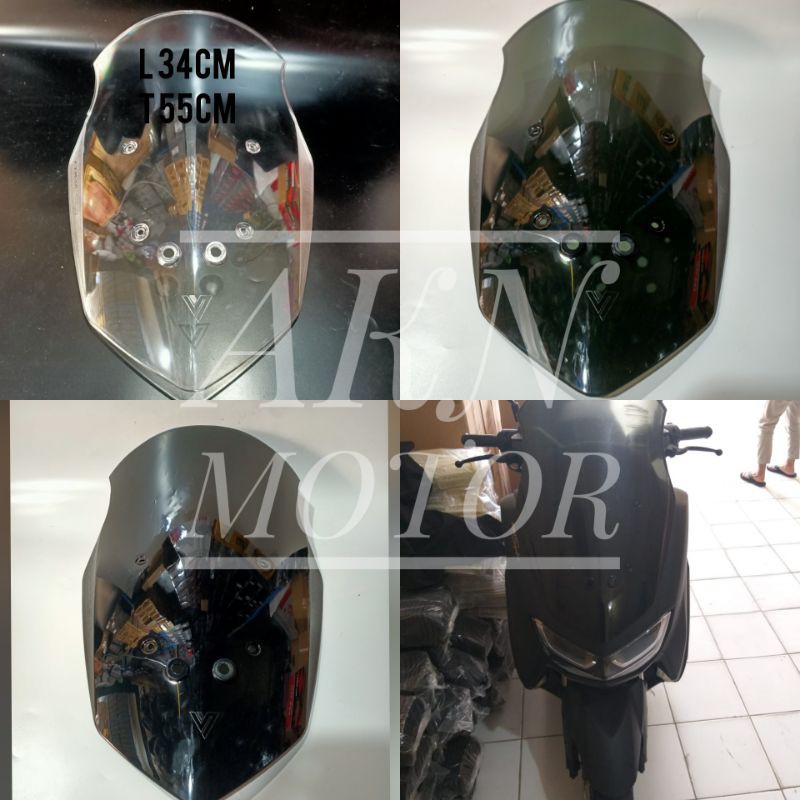 windshield virus anti pecah Yamaha n max new all n max new panjang 55cm