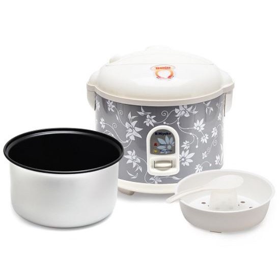 MIYAKO RICE COOKER MCM-528 SILVER FLOWER