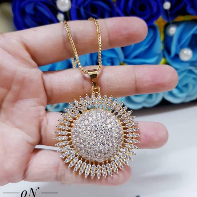 Xuping kalung lapis emas 24k 0638j