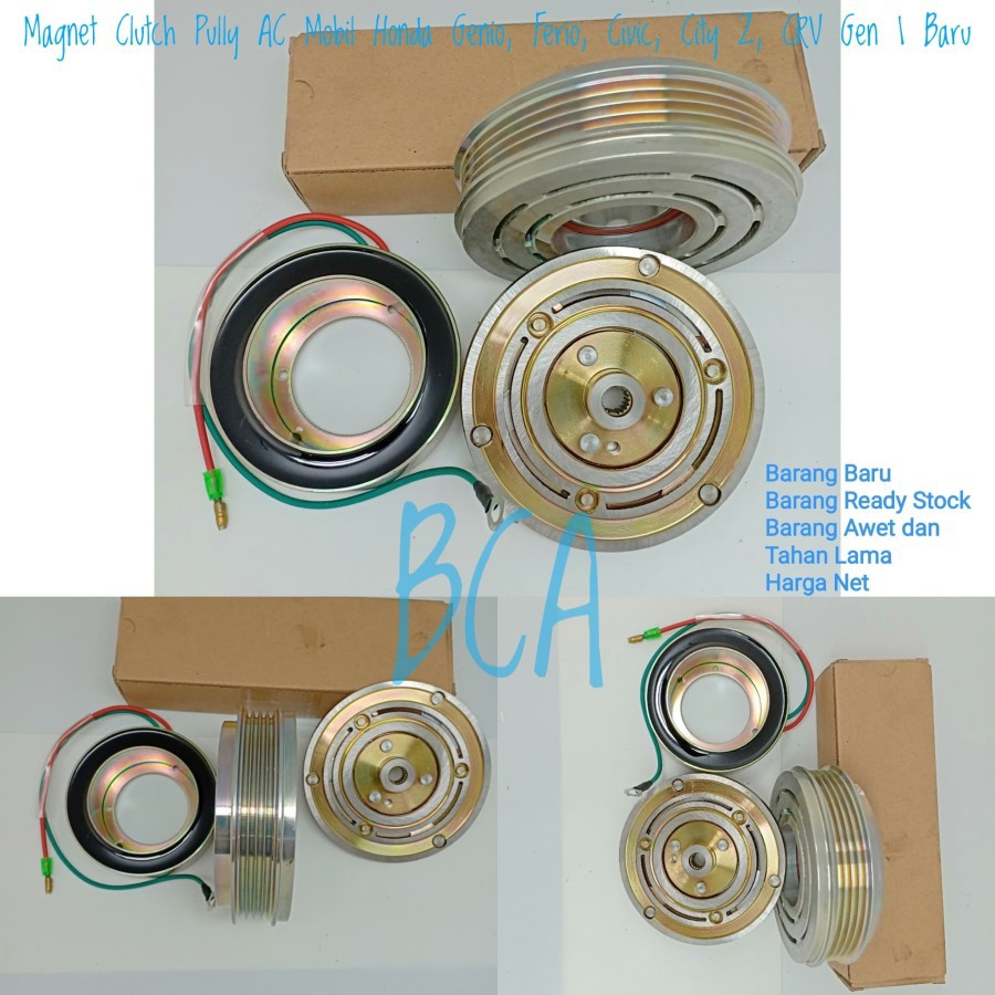 MAGNET CLUTCH MAGNIT PULLY AC Mobil Honda Genio Ferio Civic City z CRV Gen 1 QUALITY TERBAIK