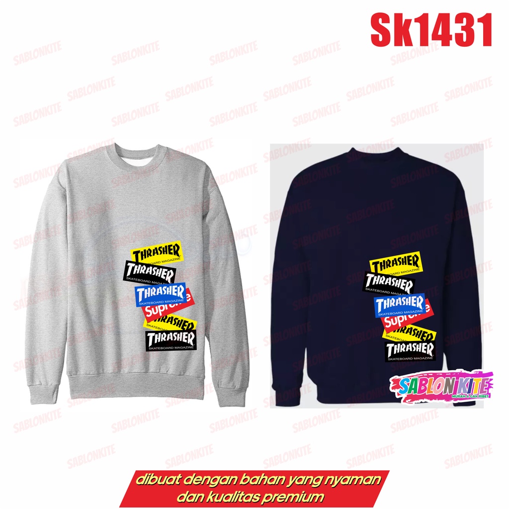 MURAH!!! SWEATER KPOP JUNGKOOK TRASER SUPRIM SK1431 UNISEX