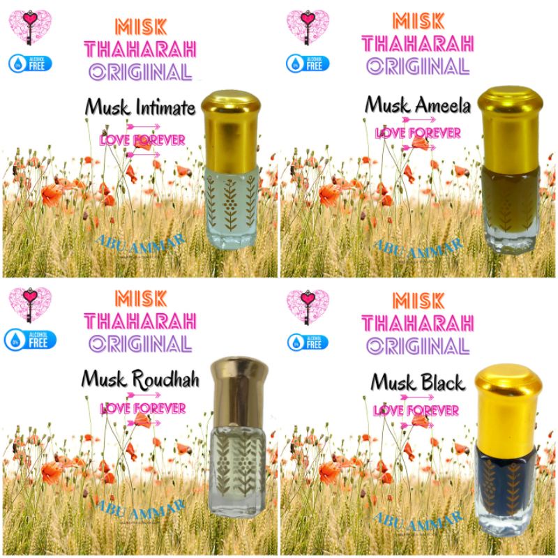 Misk Thaharah Kental Premium Musk Thahara Original Stik Padi