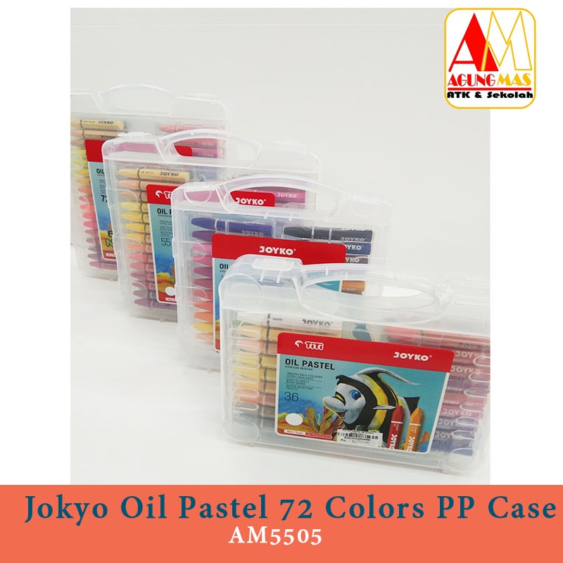 

Jokyo Oil Pastel 72 Colors PP Case