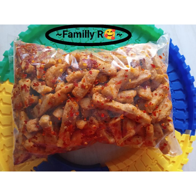 

Basreng stick Pedas Daun Jeruk / Netto 1 kg