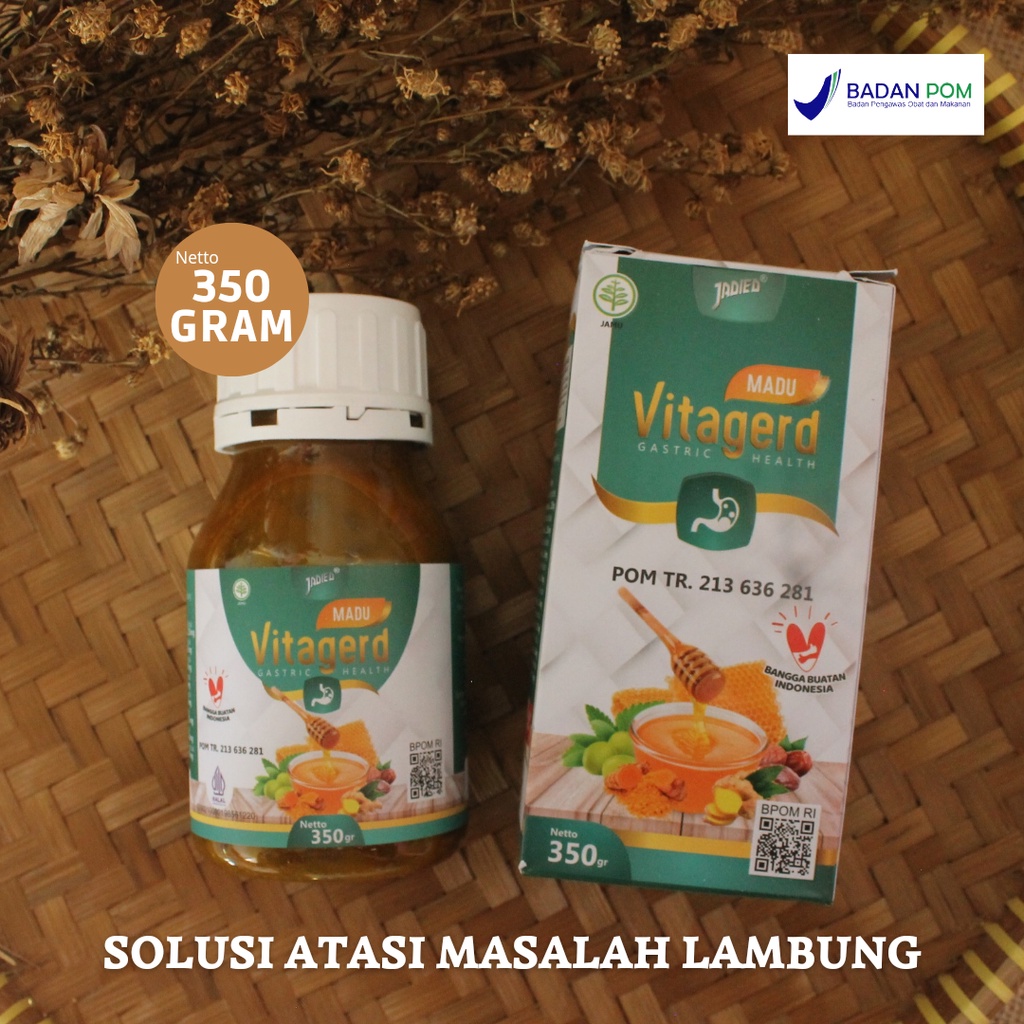 

BISA COD Madu VITAGERD Madu Herbal Asam Lambung GERD ORIGINAL Asli Ori READY STOK