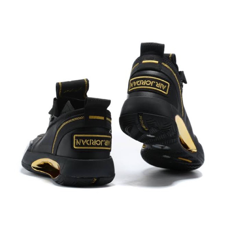 Jual Sepatu Basket Air Jordan 34 Se Ziper Black Gold Indonesia Shopee Indonesia