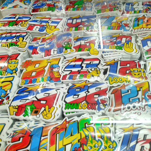 Paling Keren  30 Stiker  Nomor  Racing Keren  Gambar  Keren  HD