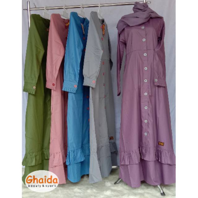 Gamis polos Dewasa/Remaja simpel Toyobo