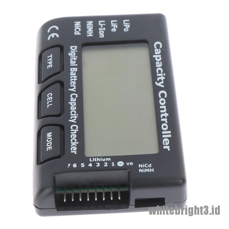 < White3 > 1Pc controller Kapasitas Baterai Digital Untuk NiMH Nicd LiPo LiFe