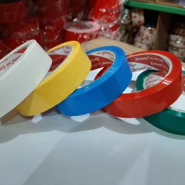 

Lakban warna 24mm x 50 meter OPP BLOCK warna 1 inch