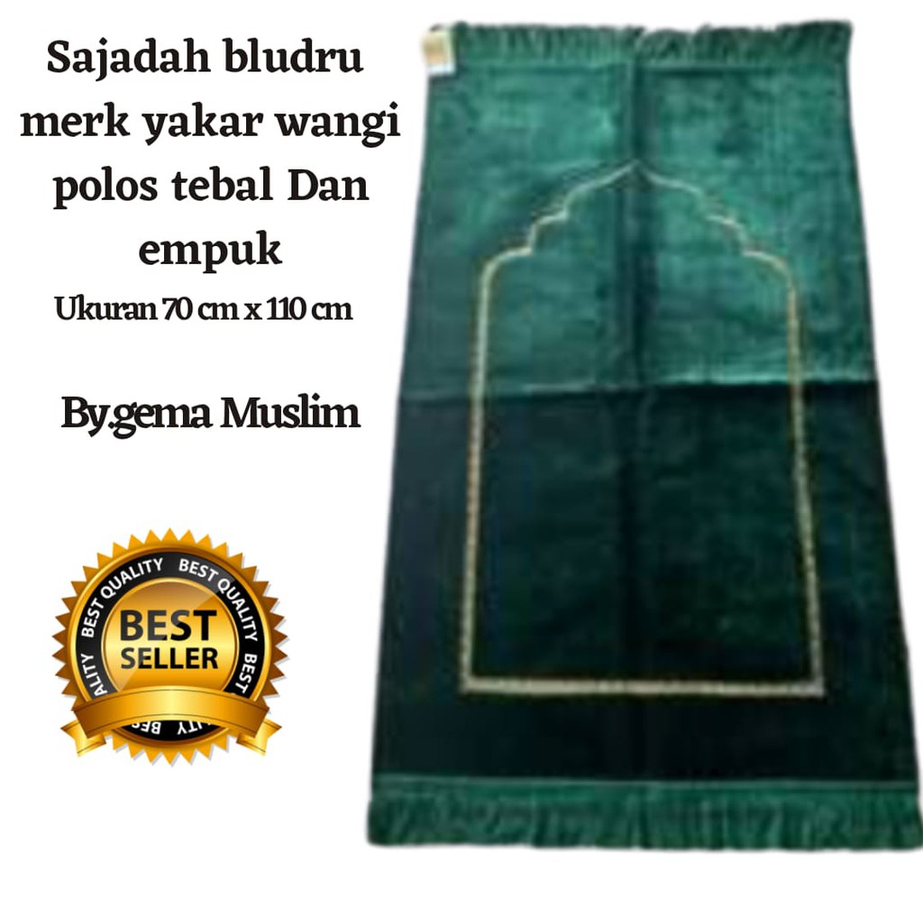 Sajadah turky premium/alas sholat/bagus halus/bisa COD