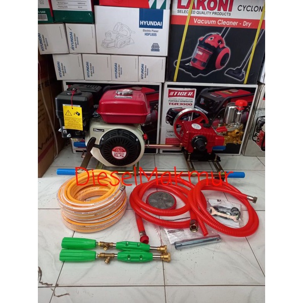 Mesin Steam Bensin TIGER Langkap Siap Pakai