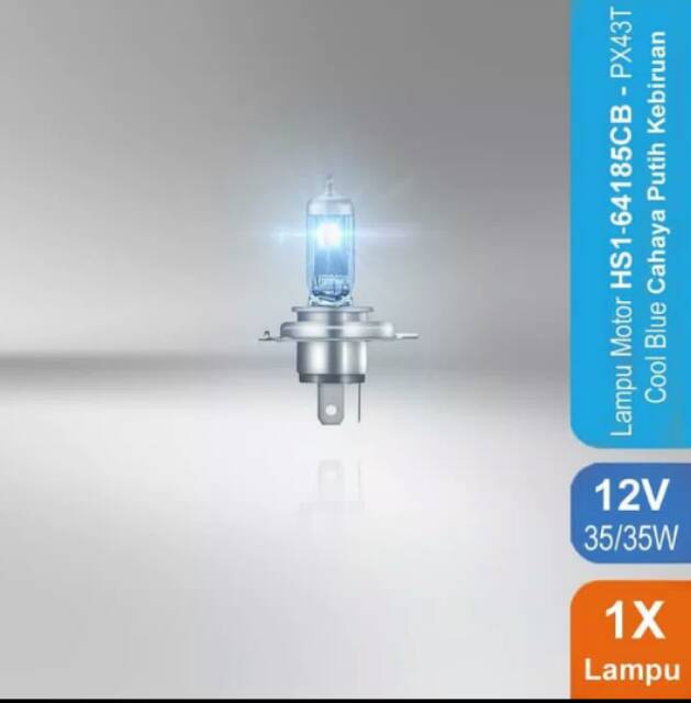 Osram lampu depan HS1/H4 12V 35/35WATT