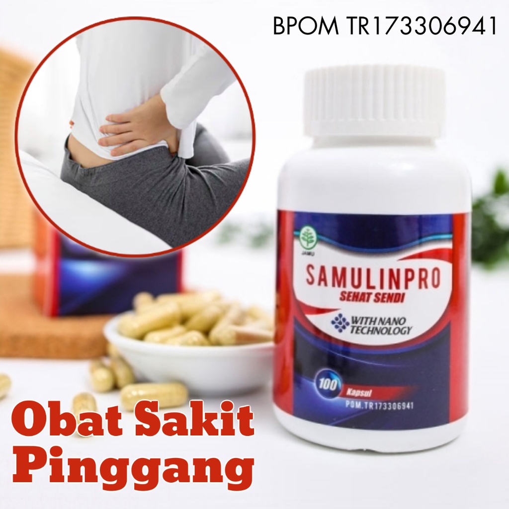 BISA COD Obat Sakit Pinggang Kiri Kanan - Atasi Sakit Pinggang Belakang - Sakit Di Atas Tulang Ekor