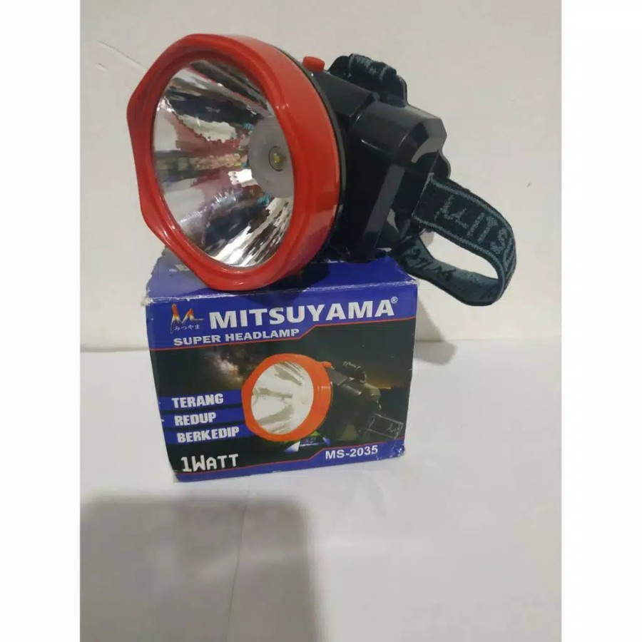 COD Senter kepala baterai headlamp Mitsuyama MS-2035