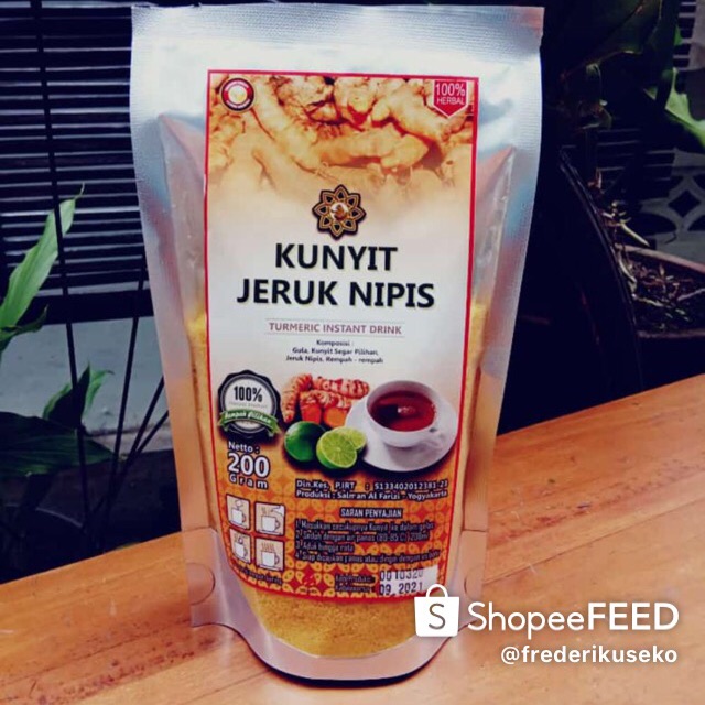 

Minuman kunyit jeruk nipis