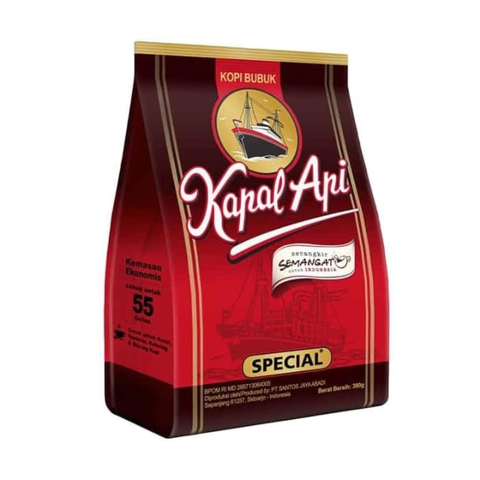 

Kapal Api Special Merah Kopi Bubuk Instan [380 g]