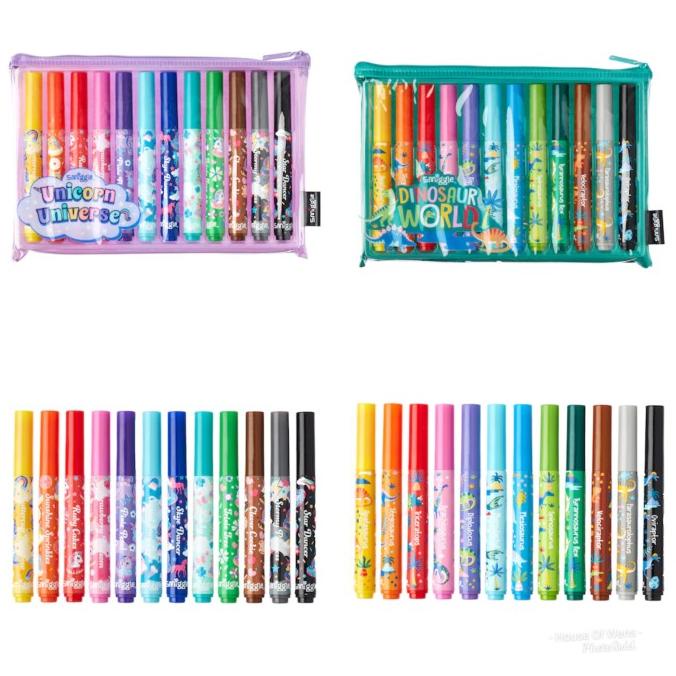 

SMIGGLE SCENTED MARKER PACK - SPIDOL WANGI SMIGGLE ISI 12