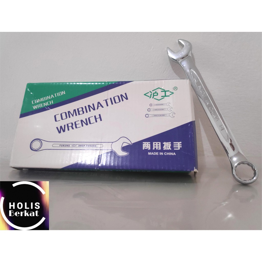 Kunci Ring Pas / Kombinasi / Combination Wrench 14 mm FUKUNG BRAND