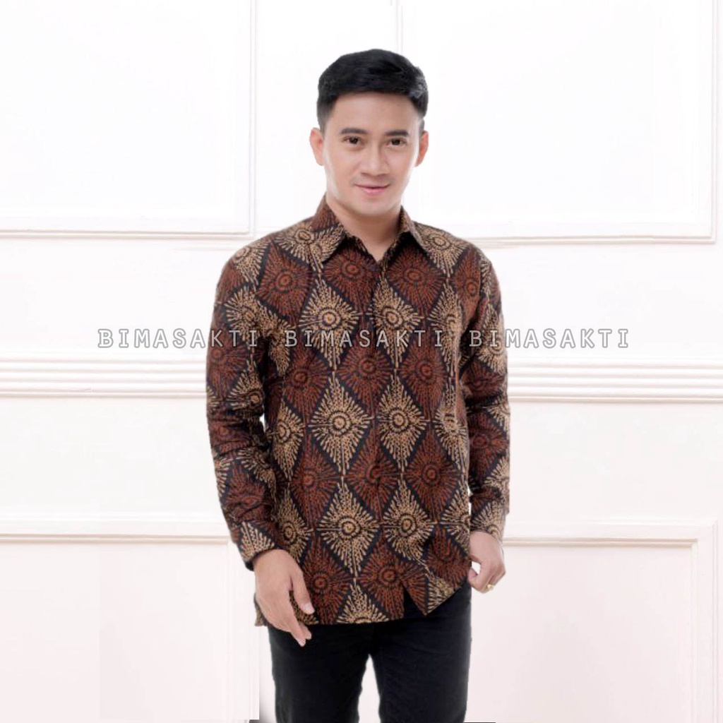 Terbaru Baju batik pria lengan panjang terbaru 2022 - kemeja batik pria lengan panjang terbaru - kemeja pria kantor - kemeja batik cowok - baju pria kantor - kemeja batik laki laki - kemeja kondangan - bimasakti - bima sakti - kemeja kerja pria batik.