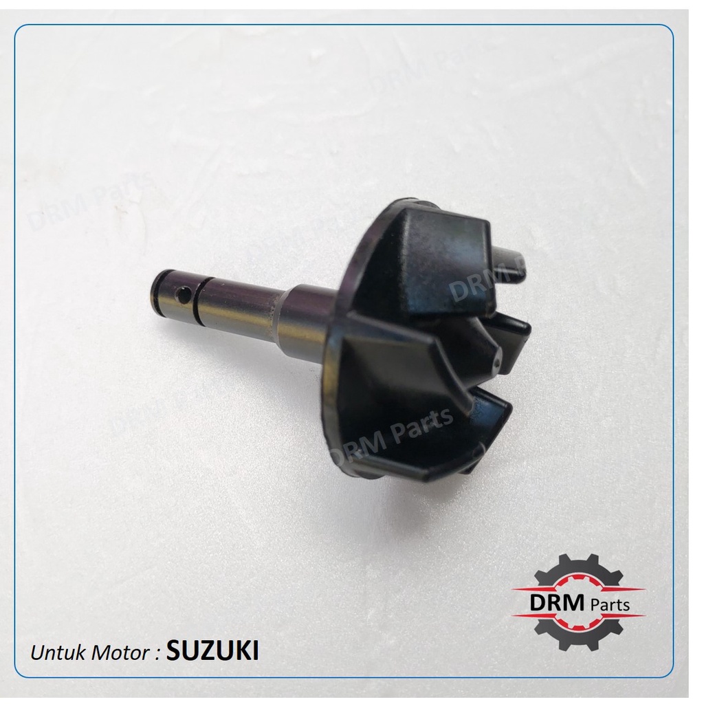 Kipas water pump impeller shaft assy Suzuki satria Fu Fi GSX 150 Original