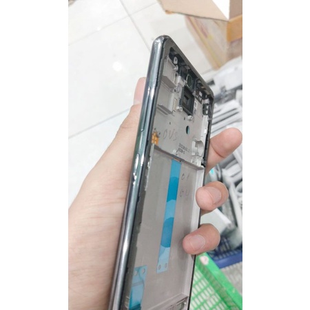 Frame Tulang Tengah Lcd Tatakan Dudukan Lcd Bezzel Bazzel Samsung A52S A528 5G Original