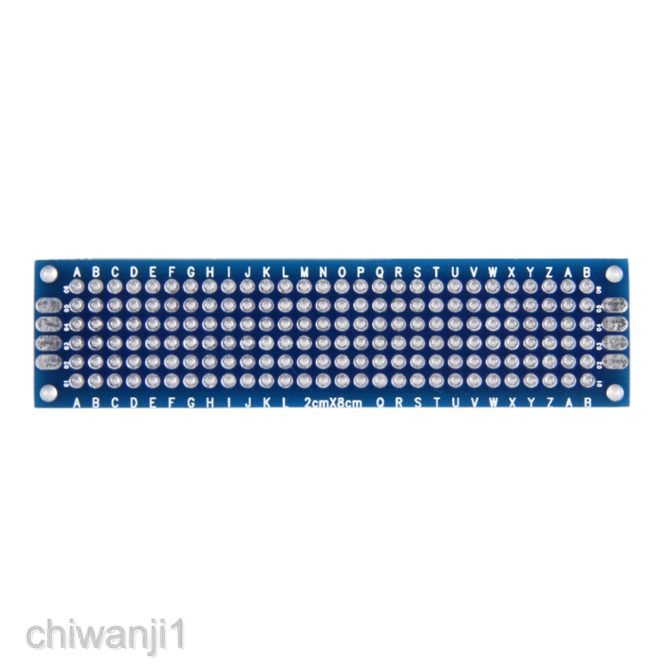 10PCS 8x2cm Universal Double Side Board PCB DIY Prototype Paper PCB Board