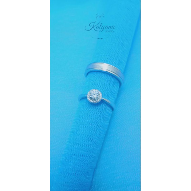 Cincin Couple perak 925, Cincin Nikah perak, Cincin tunangan