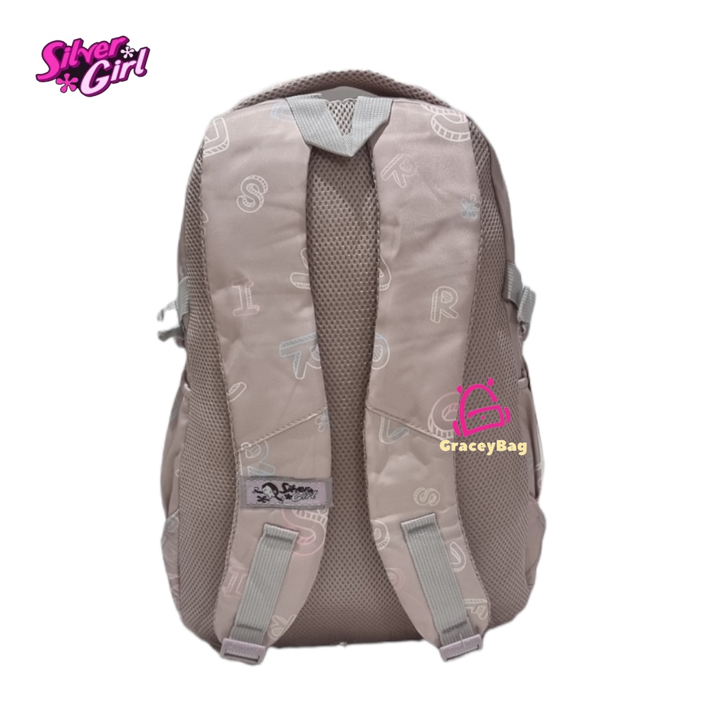 GB-70123F  Tas Ransel Sekolah Anak Perempuan / Remaja Silvergirl