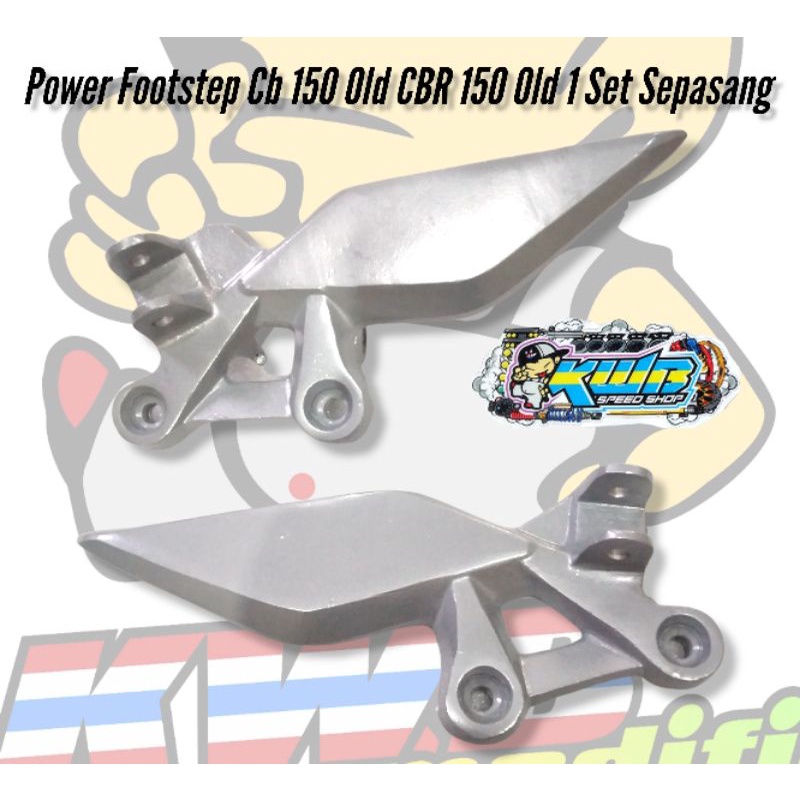 Power footstep cb 150 old cb150 old  Postep Footstep Bostep Dudukan Pijakan kaki Depan HondaCB150 old CBR 150 old 1 set sepasang