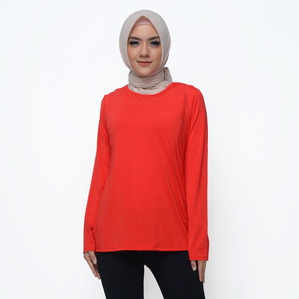 Kaos Tshirt lengan panjang wanita muslim model terbaru - XSHOP Simplicity