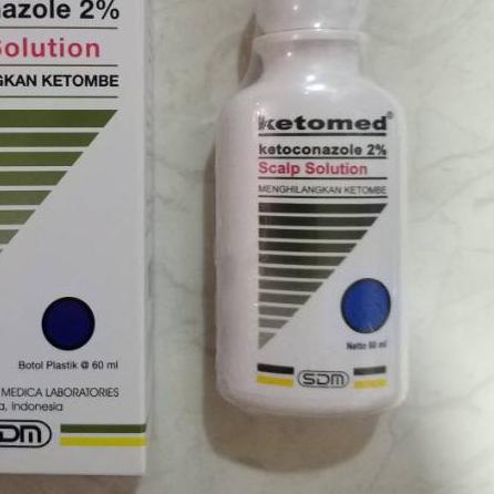❂ Ketomed scalp solution - shampoo anti ketombe - shampo ketomed ss ◌